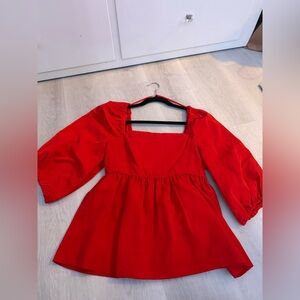 Red Women's Top